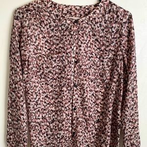 Ann Taylor LOFT Petites, size SP rose color, black, and light rose pink